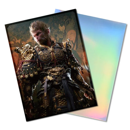 60PCS 67x92mm Black Myth Wukong Card Sleeves Anime Board Game Cards Protector PTCG Cards Shield Card Cover for MGT Trading Card