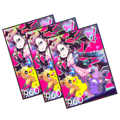 66X91mm 50PCS Standard Size Cartoon Anime Card Sleeves Board Game Trading Card Protector for MGT/PKM/PTCG