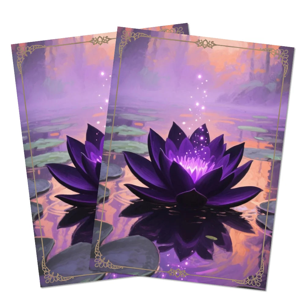 66×91mm Anime Card Sleeves for PKM/PTCG Top Loading Board Game Inner Card Protector Compatible with TCG 60PCS