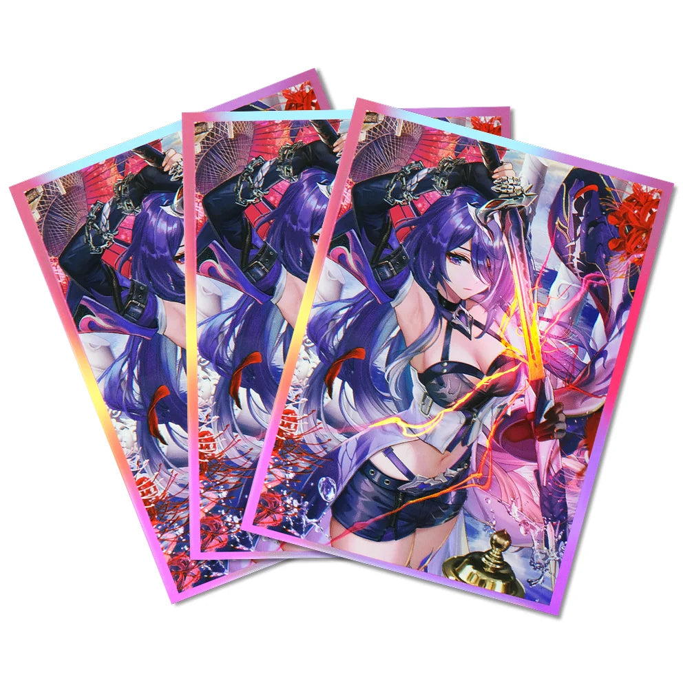 35 Styles 60PCS Standard Size Anime Card Sleeves Protector for PTCG MGT Trading Card Sleeves for Game Card Outer Card Protectors