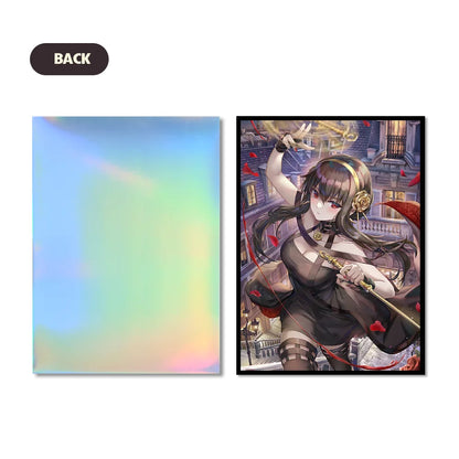 67×92mm 60PCS Standard Size Art Card Sleeves Anime Board Game Card Protector Cards Shield Double Card Cover for MGT/TCG Card