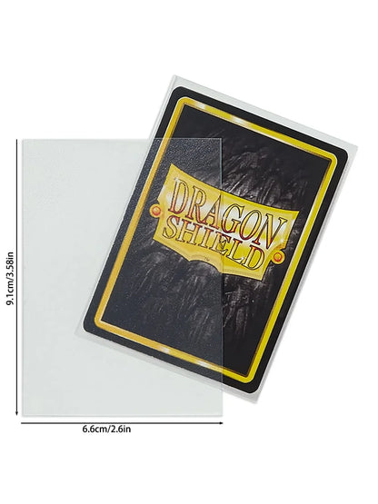 100PCS Dragon Shield Card Sleeve Matte Red/Ivory/Clear/Crimson/Magenta/Black Protector for Trading Cards/ PTCG 66x91mm