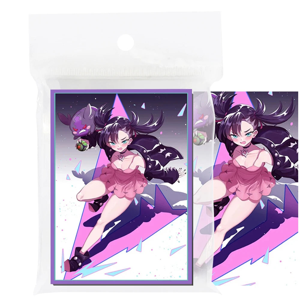 66*91mm Anime Card Sleeves for PTCG/Game Card 50PCS Standard Size Trading Card/Collection Card Sleeves