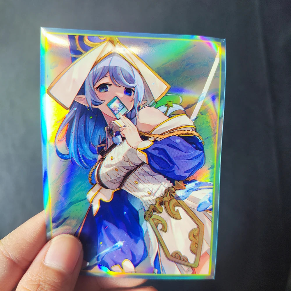 50PCS 63x90mm Trading Card Sleeves Printing Anime Card Sleeves Perfect fit YGO Card Protector Game Cards as Halloween Toy Gifts
