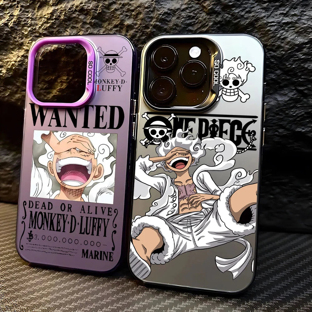 Anime One Piece Nika Luffys Phone Case for IPhone 17 17e 16e 16 15 14 13 12 11 Pro Max Air Plus Anti Fall Matte Back Cover