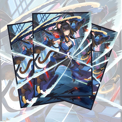 50PCS 63×90mm Flashing Cartoon Japanese Size Anime Card Sleeves Card Protector for YGO Top Loading Board Game Card