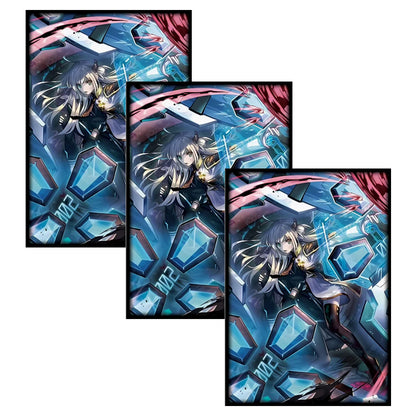 63x90mm 50PCS Holographic Laser Illustration Anime Card Sleeves Trading Card Sleeves Japanese Card Protector for YGO Game Cards