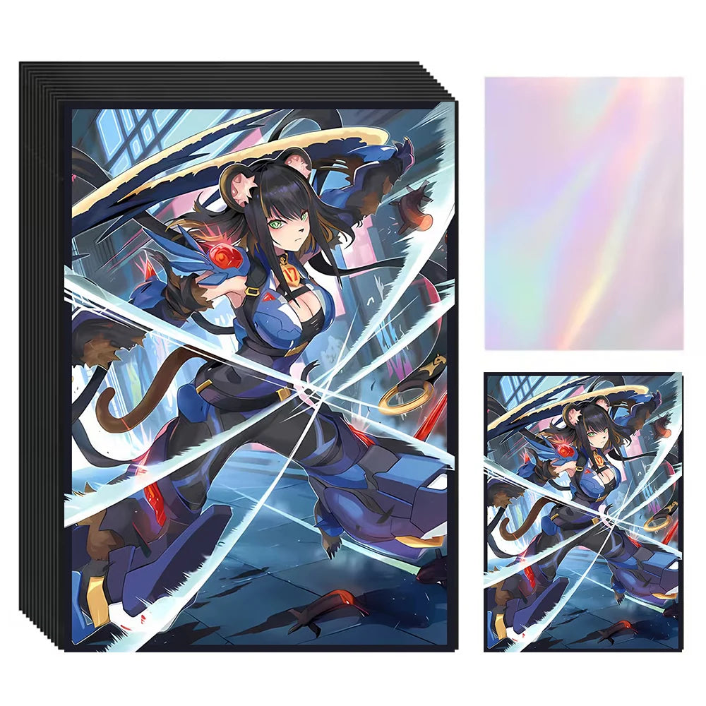 50PCS 63x90mm 16 Styles Anime Card Sleeve for YGO Game Cards Collection Player's Favorite Cartoon Sleeves Year-end Special Offer