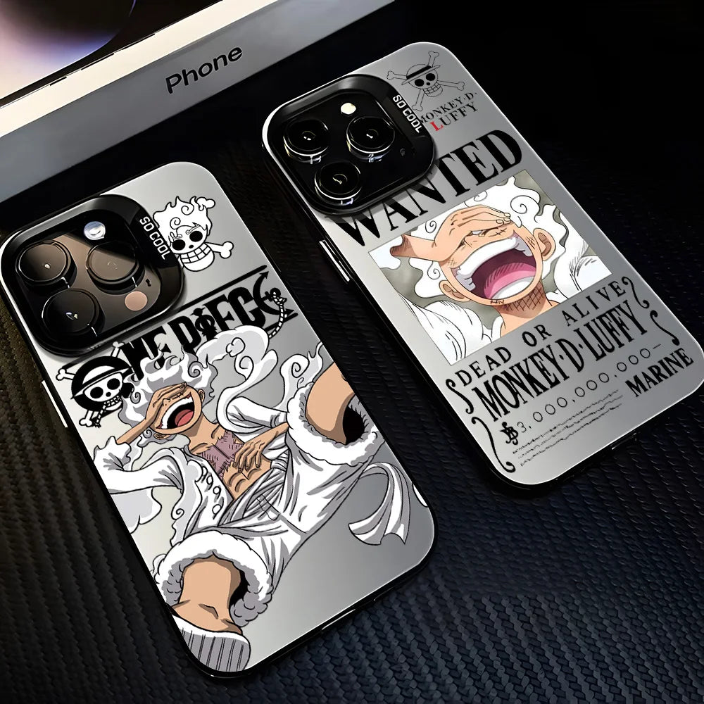 Anime One Piece Nika Luffys Phone Case for IPhone 17 17e 16e 16 15 14 13 12 11 Pro Max Air Plus Anti Fall Matte Back Cover
