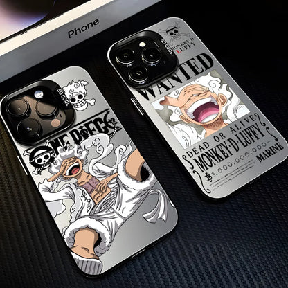 Anime One Piece Nika Luffys Phone Case for IPhone 17 17e 16e 16 15 14 13 12 11 Pro Max Air Plus Anti Fall Matte Back Cover