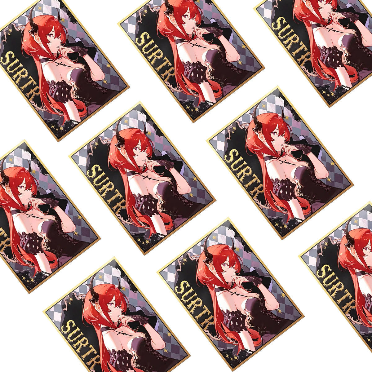 60 PCS 67X92mm Art Anime Card Sleeves for PKM/TCG Top Loading Laser Board Game Exquisite Card Holder Game Trading Card Protector