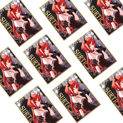 60 PCS 67X92mm Art Anime Card Sleeves for PKM/TCG Top Loading Laser Board Game Exquisite Card Holder Game Trading Card Protector