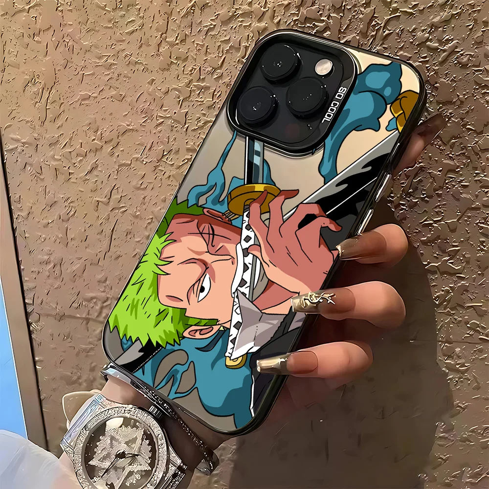 Anime One Piece Luffys Zoros Phone Case for IPhone 17 17e 16e 16 15 14 13 12 11 Pro Max Air Plus Anti Fall Matte Back Cover