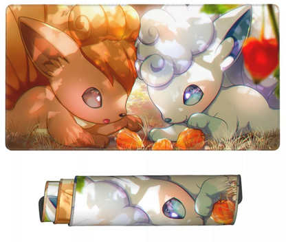 Alolan Vulpix Board Game Pokemon Playmat Card Game TCG CCG Deskmat Mousepad