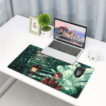 Ninetales Vulpix Board Trading Card Game Pokemon Table Playmat TCG CCG Deskmat Mousepad
