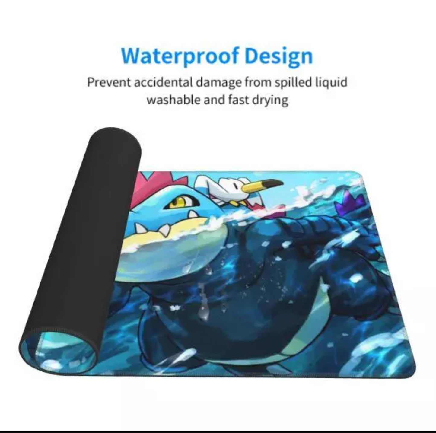 Totodile Board Game Pokemon Table Playmat Card Game TCG CCG Deskmat Mousepad