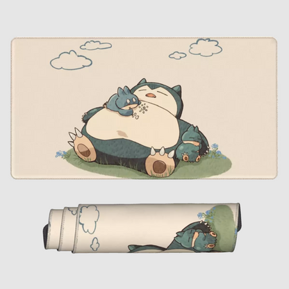 Snorlax Board Game Pokemon Table Playmat Card Game TCG CCG Deskmat Mousepad