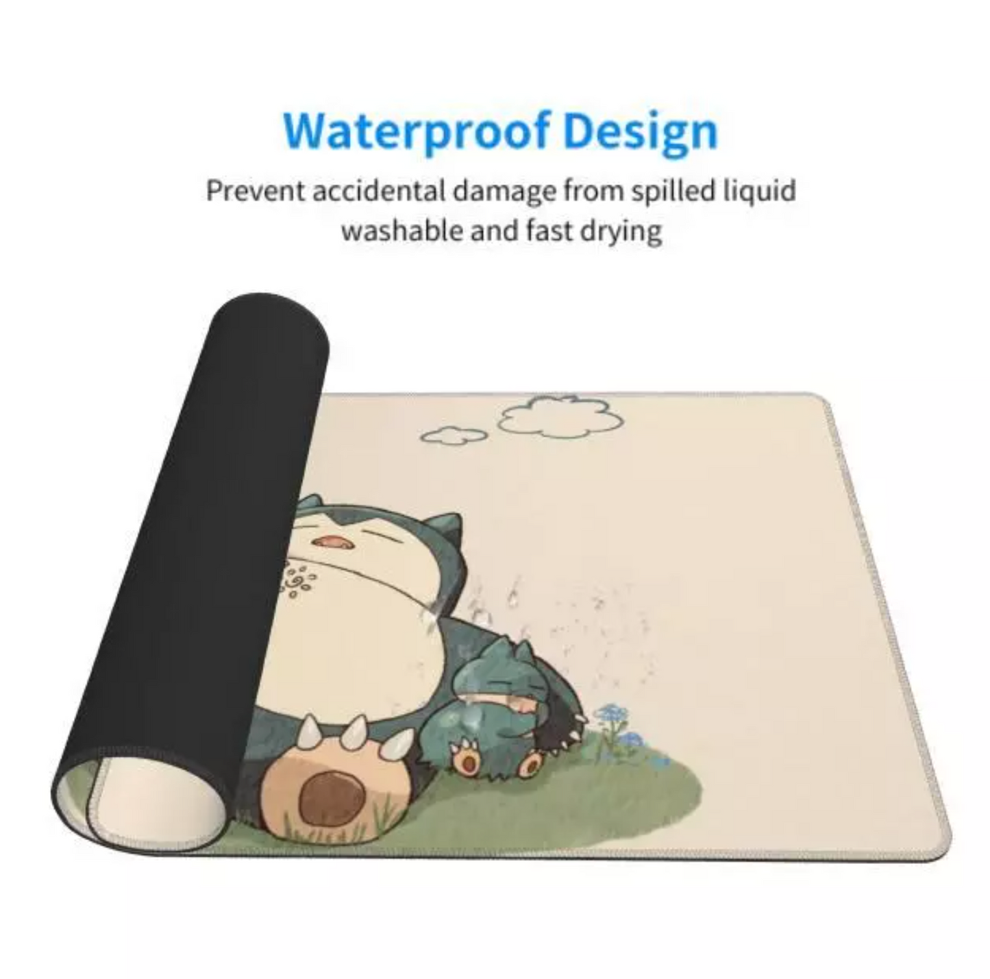 Snorlax Board Game Pokemon Table Playmat Card Game TCG CCG Deskmat Mousepad
