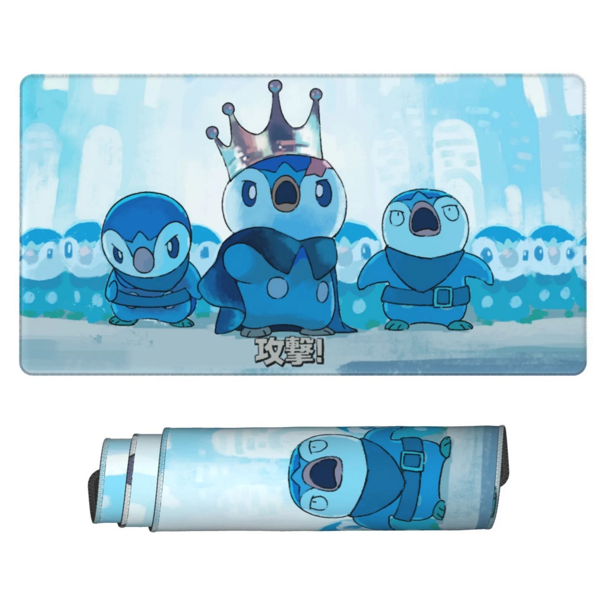 Piplup Board Game Pokemon Playmat TCG CCG PTCG Trading Card Game Deskmat Mousepad