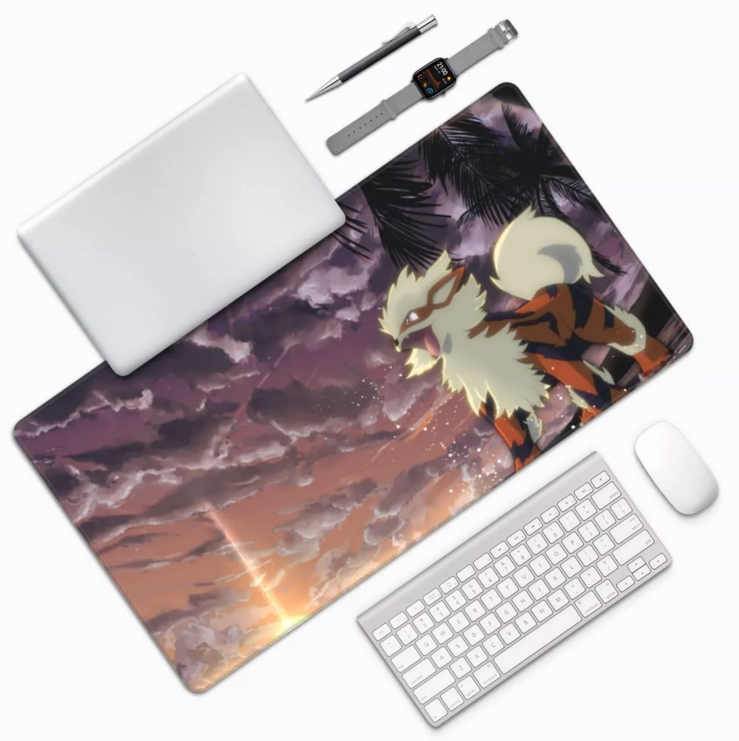 Board Card Game Pokemon Arcanine Mousepad PTCG CCG MTG Card Game Playmat Deskmat