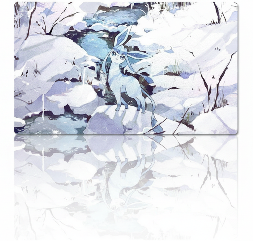 Glaceon Board Game Pokemon Table Playmat TCG CCG Play Mat Gaming Pad Mousepad