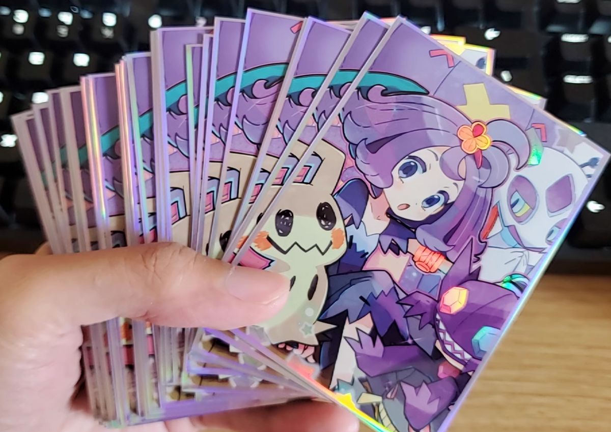 Acerola & Pokemon Holographic Card Sleeves