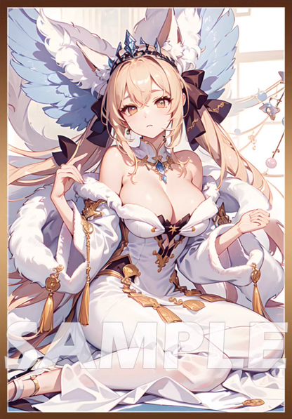 Purrely & Expurrely Noir Waifu Holographic Card Sleeves