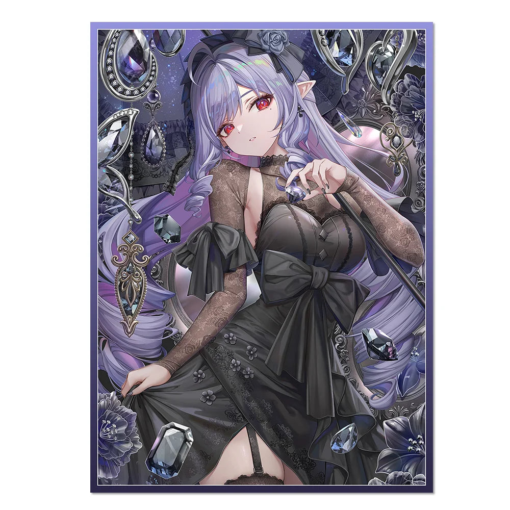 60PCS 67x92mm Standard Size Anime Cartoon Card Sleeves Top Loading Board Game Card Protector for TCG/PTCG/PKM