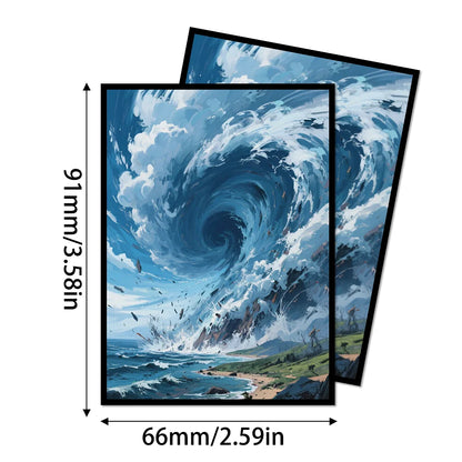 60PCS 66X91mm Cartoon Standard Size Art Anime Card Sleeves for MGT/TCG  Board Game Trading Card The Best Gift for Collectors