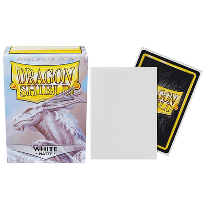 100PCS Dragon Shield Card Sleeve Matte Red/Ivory/Clear/Crimson/Magenta/Black Protector for Trading Cards/ PTCG 66x91mm