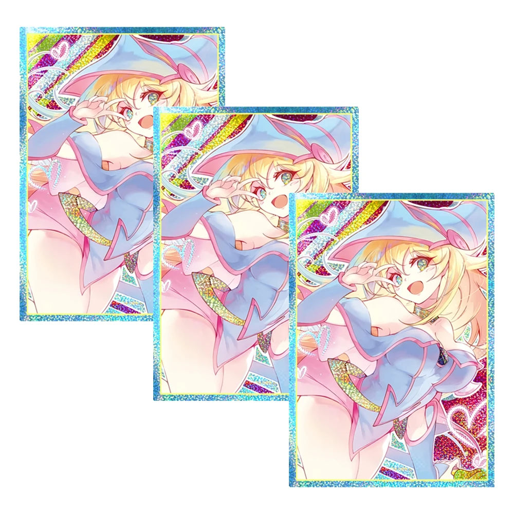 50PCS 63x90mm Anime art Card Sleeves Cartoon Card Protector for YGO Game Cards Sleeves Foil Board Games Card Cover