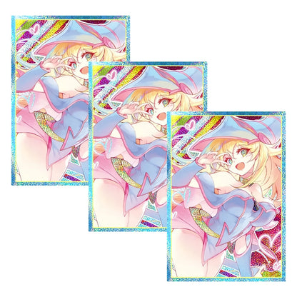 50PCS 63x90mm Anime art Card Sleeves Cartoon Card Protector for YGO Game Cards Sleeves Foil Board Games Card Cover