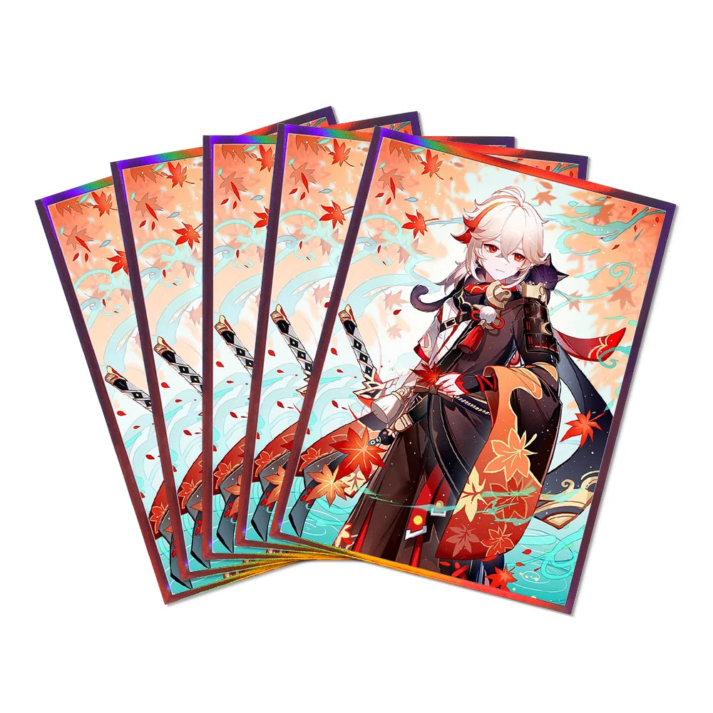 60PCS 67x92mm Standard Size TCG Card Sleeve Protector Anime Card Sleeves Board Game Cards Protector PTCG Cards Shield