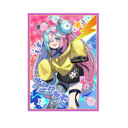 50PCS 66X91mm Holographic Anime Card Sleeves Playing Card Cover Board Game Cartoon Toploading Trading Card Protector for MTG/PKM