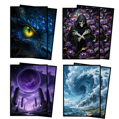 4 Styles 60PCS Anime Card Sleeve for PTCG Trading Card, Protector for Trading Card Collection and Enthusiasts,High quality PP