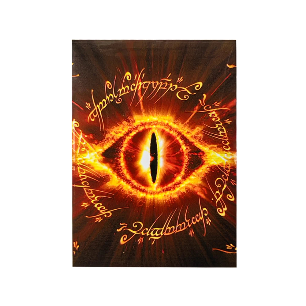 60 PCS 66x91mm Printing Card Protector Eye of The Ring Anime Cards Sleeves Magic Color Card Cover for MTG/PKM/YGO Game Cards