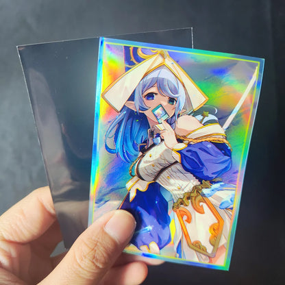 50PCS 63x90mm Trading Card Sleeves Printing Anime Card Sleeves Perfect fit YGO Card Protector Game Cards as Halloween Toy Gifts