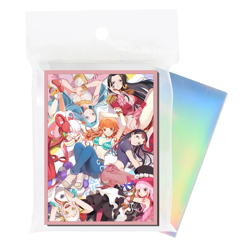67*92mm 60PCS One Piece Luffy Yamato Card Sleeves for PTCG MGT OPCG Trading Cards Collection Card Protector High Quality