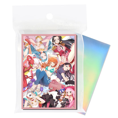 67*92mm 60PCS One Piece Luffy Yamato Card Sleeves for PTCG MGT OPCG Trading Cards Collection Card Protector High Quality