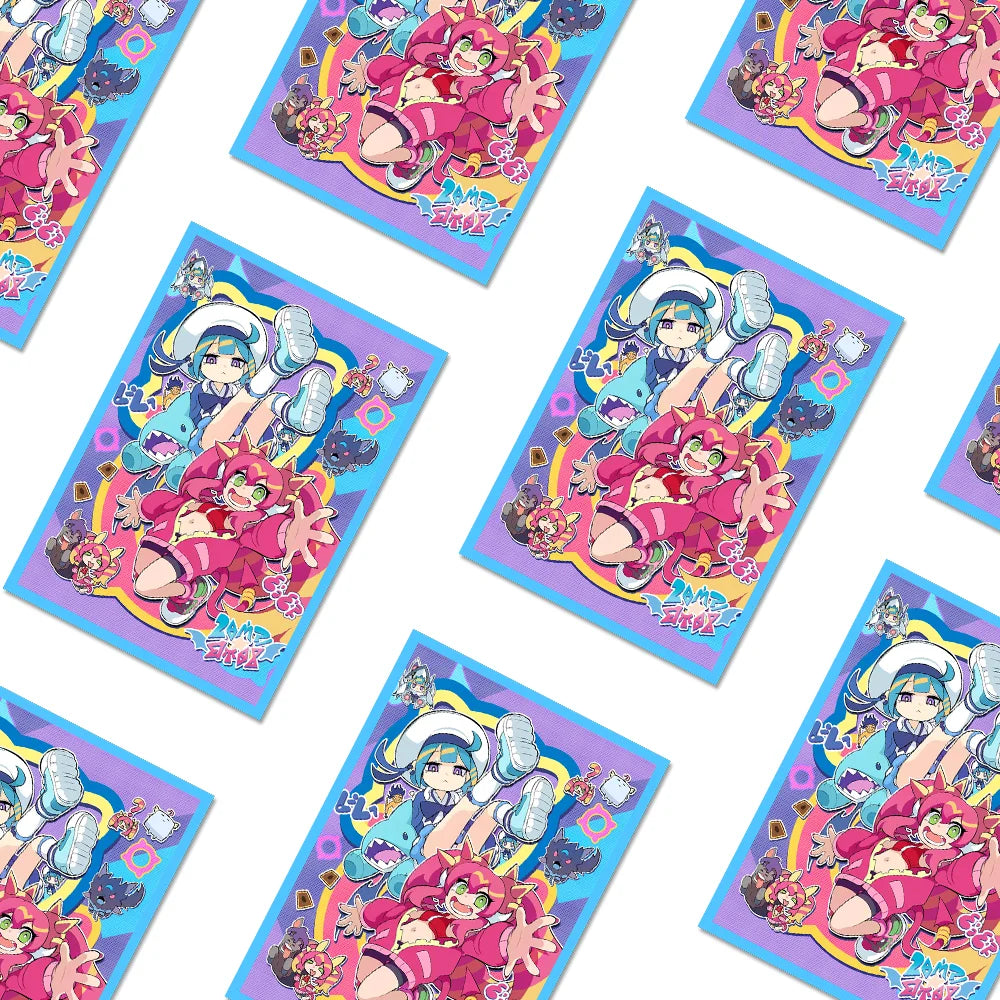 50PCS 63x90mm 16 Styles Anime Card Sleeve for YGO Game Cards Collection Player's Favorite Cartoon Sleeves Year-end Special Offer