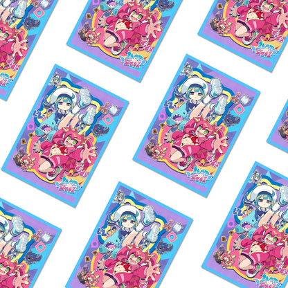 50PCS 63x90mm 16 Styles Anime Card Sleeve for YGO Game Cards Collection Player's Favorite Cartoon Sleeves Year-end Special Offer