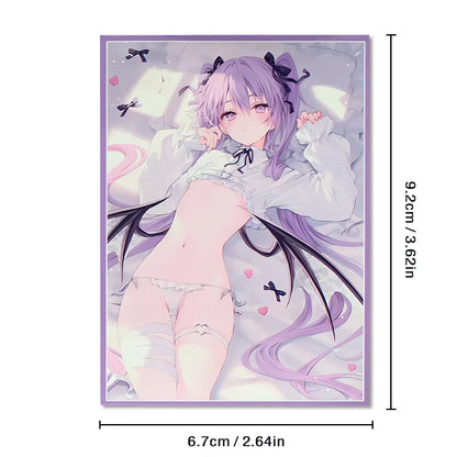 60 PCS 67X92mm Practical Art Anime Card Sleeves for MTG/PKM Top Loading Board Game Card Holder Game Trading Card Protector