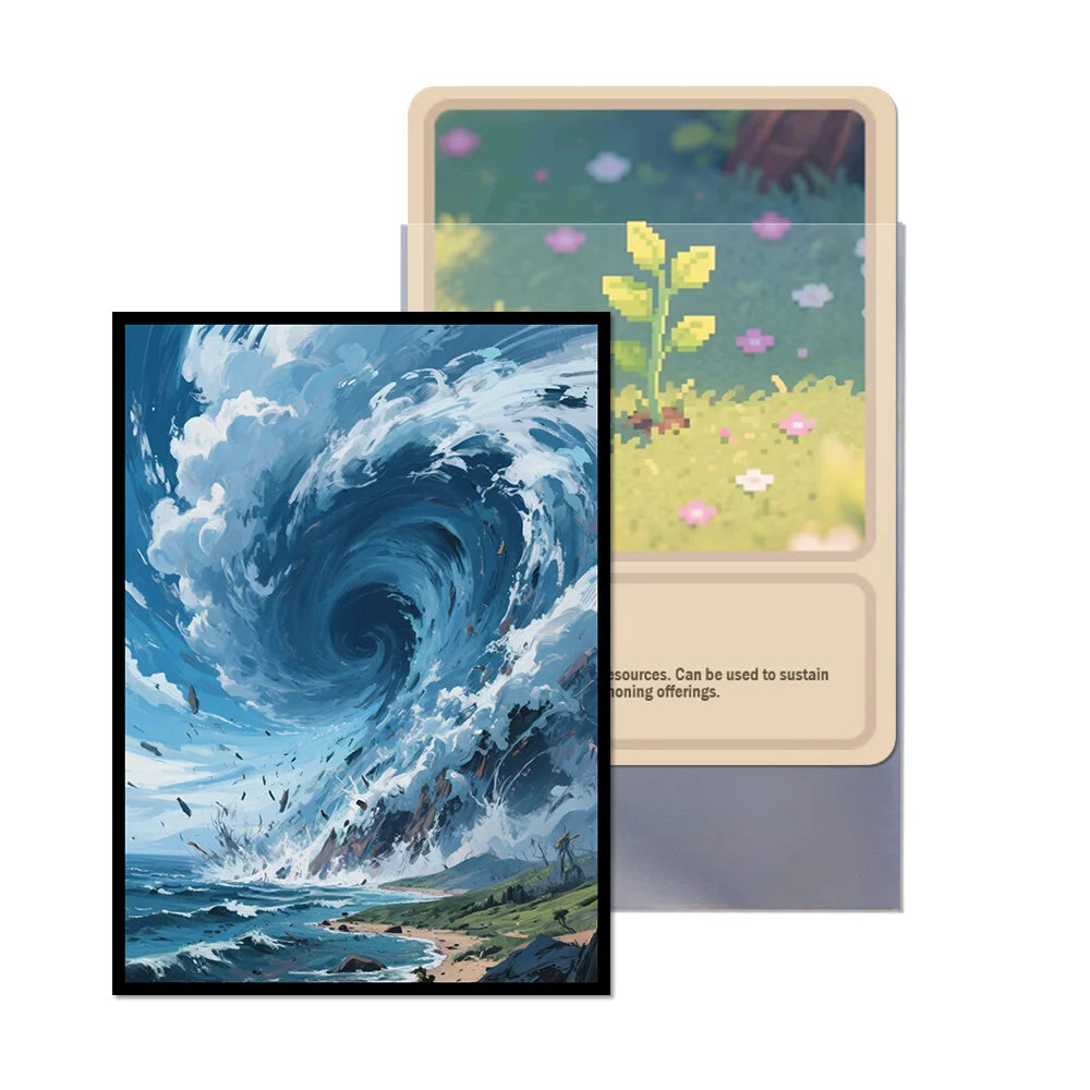 60PCS 66X91mm Cartoon Standard Size Art Anime Card Sleeves for MGT/TCG  Board Game Trading Card The Best Gift for Collectors