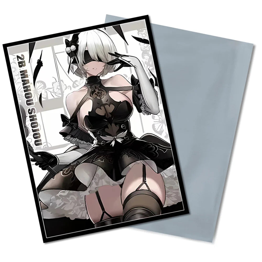 60 PCS Art Anime Card Sleeves for MTG, 67×92mm Top Loading Board Game Inner Card Protector for TCG/PTCG/PKM(Hito Kawashima)