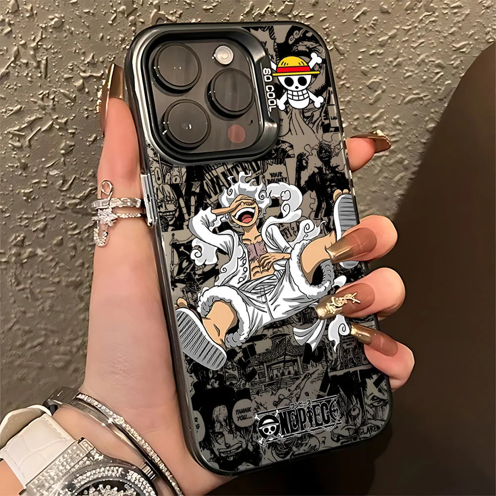 Anime One Piece Luffys Cool Phone Case For iPhone 17 17e 16e 16 15 14 13 12 11 Pro Max Air Plus Anti Fall Matte Back Cover