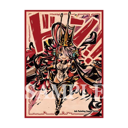 60pcs 67x92mm 5 Styles Holographic Anime Card Sleeves Board Game Card Protector Shield Double Card Cover for MTG Trading Card
