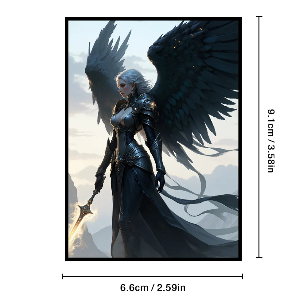 60PCS 66x91mm Anime Card Sleeves Cartoon Character Standard Size TCG Deck Shield Card Protector for MTG/PTCG/TCG