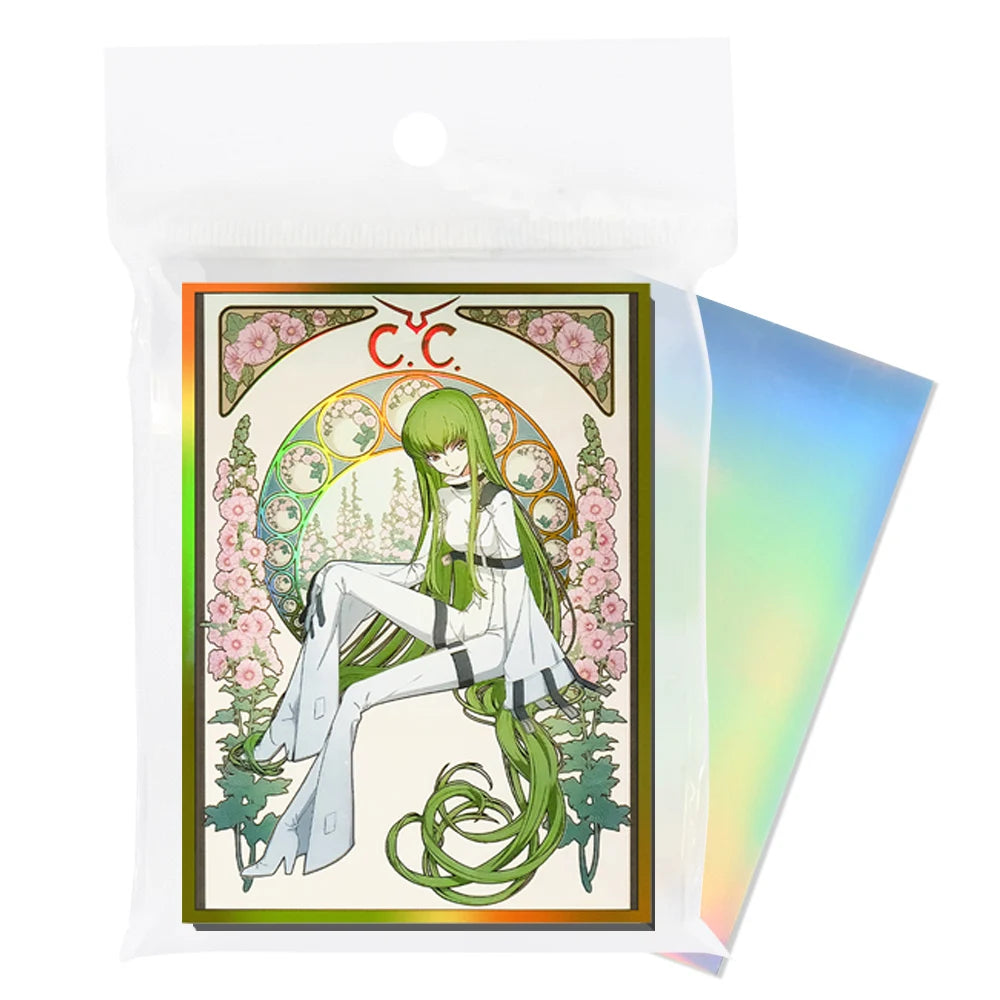 60PCS Standard Size Anime Card Sleeves Protector for PTCG MGT Trading Card Star Photo Table Game Best Gift