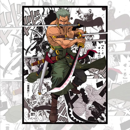 60PCS 66x91mm One Piece Anime Card Sleeves Illustration Outer Protector Shield Card Cover for  PTCG/TCG Board Games Trading Card