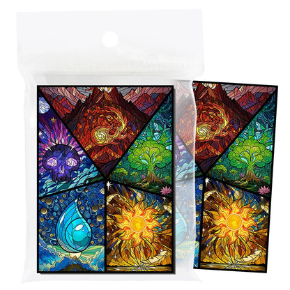 60pcs 66x91mm Multiple Styles Cool Anime Card Sleeves, Perfect for PTCG/Trading Cards, Board Game /Collection Cards Protector